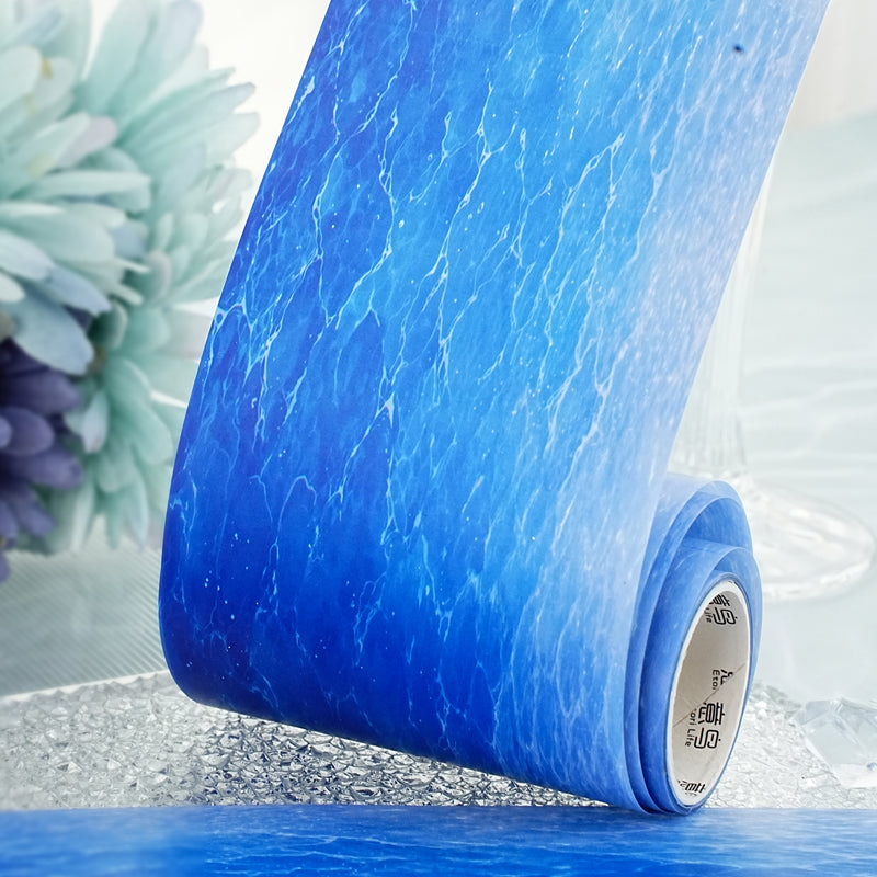 Clear Water Series PET Tape for journaling, scrapbooking and collage