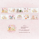 Interwoven With Spring Scenery Series Die Cutting Washi Tape