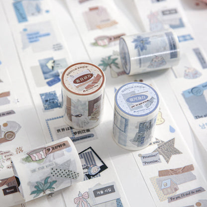 Collage Memoirs Series Die Cutting Washi Tape