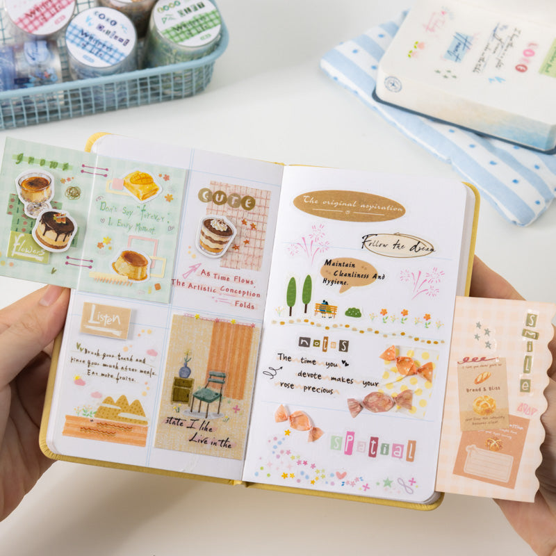 Whispers of life series Die Cutting PET Tape for journaling, scrapbooking and collage