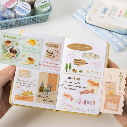 Whispers of life series Die Cutting PET Tape for journaling, scrapbooking and collage