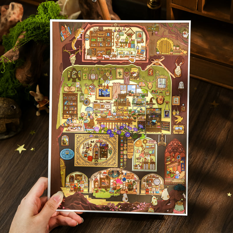 Weird Accessories Shop Series 3D Sticker featuring shop designs for journaling, scrapbooking and collage