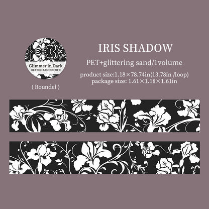 Dark Night Glitter Series Flash Sand PET Tape