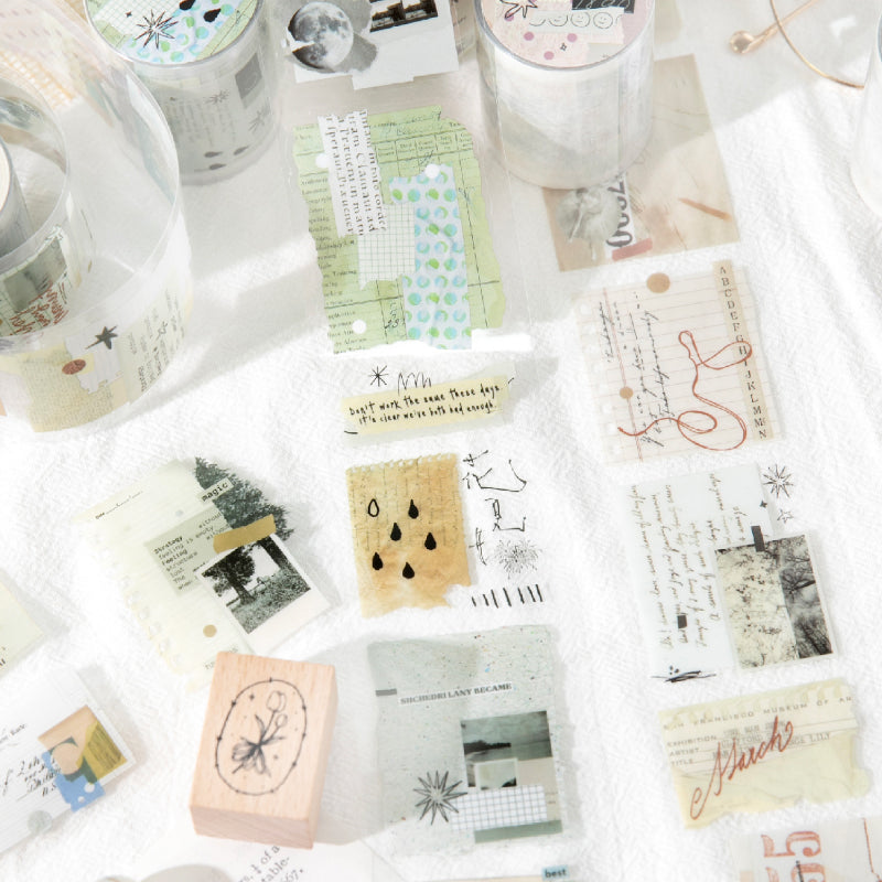 Freedom is the Wilderness Series Die Cutting PET Tape for journaling, scrapbooking and collage