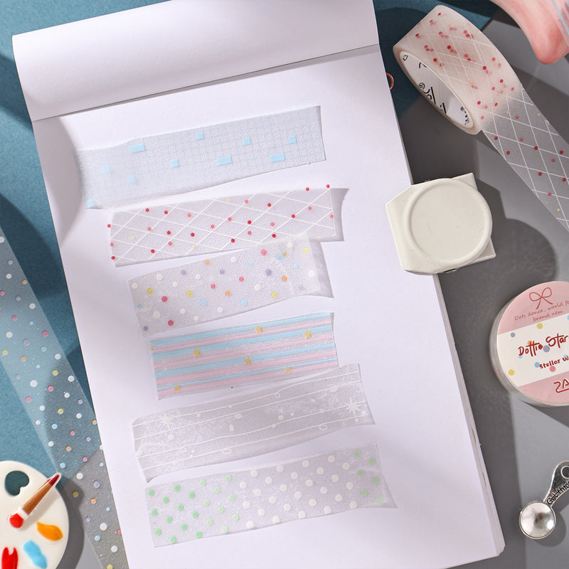 Star Fragment Series Flash Sand PET Tape