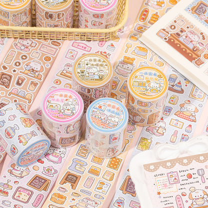 Sweet Store Manager Series Die Cutting Coated Paper Tape featuring sweet designs for journaling, scrapbooking and collage
