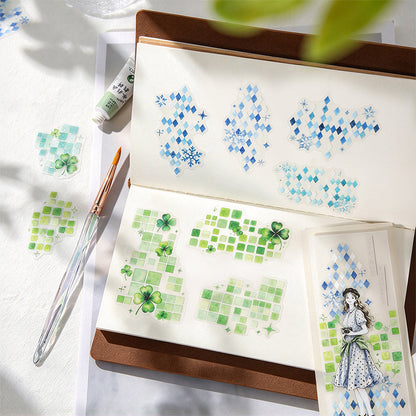 Between The Grids Series Sticker for journaling, scrapbooking and collage
