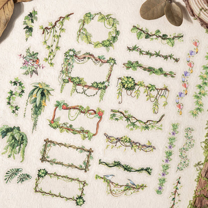 Green Vine Widespread Series Die Cutting PET Tape