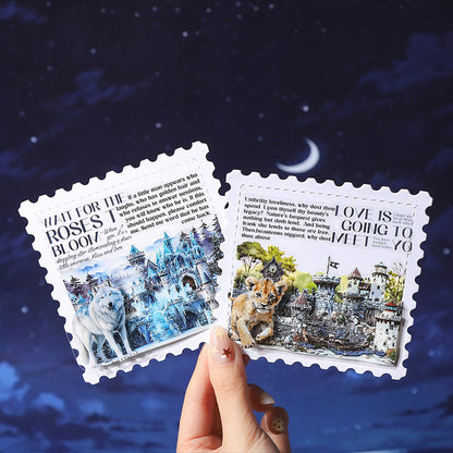 Fairy Tales Castles Series Die Cutting PET Tape