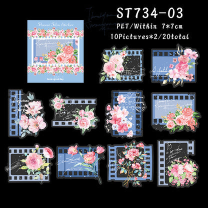 Flower film Sticker
