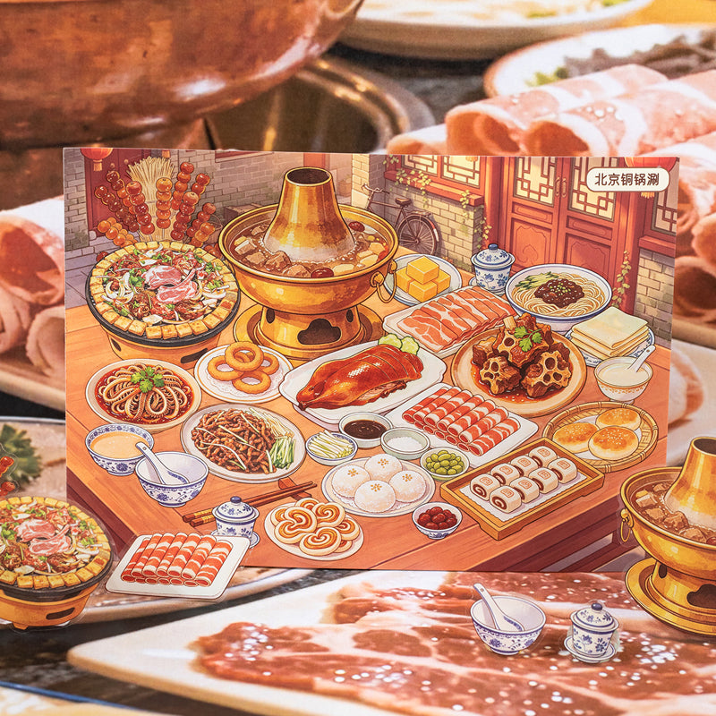 Local Attractions Series 3D Sticker Book featuring book designs for journaling, scrapbooking and collage