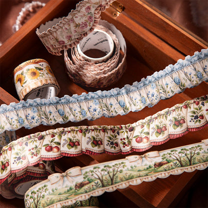 Forest Jsle Curtains Series Washi Tape featuring forest designs for journaling, scrapbooking and collage