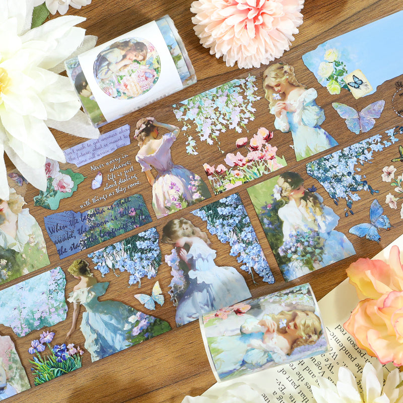 Unfinished Story PET Tape for journaling, scrapbooking and collage
