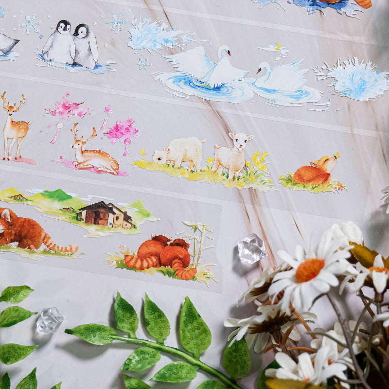 3.5cm*85cm Small Animals PET Tape