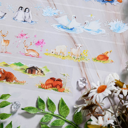 3.5cm*85cm Small Animals PET Tape