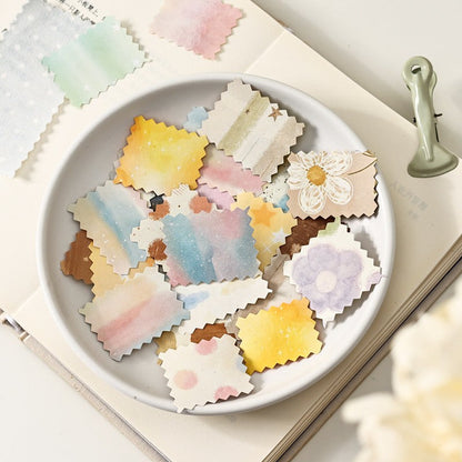 Soft Fog Color Card Writing Paper