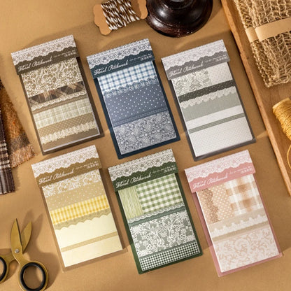 Floral Patchwork Lace Sticker Book