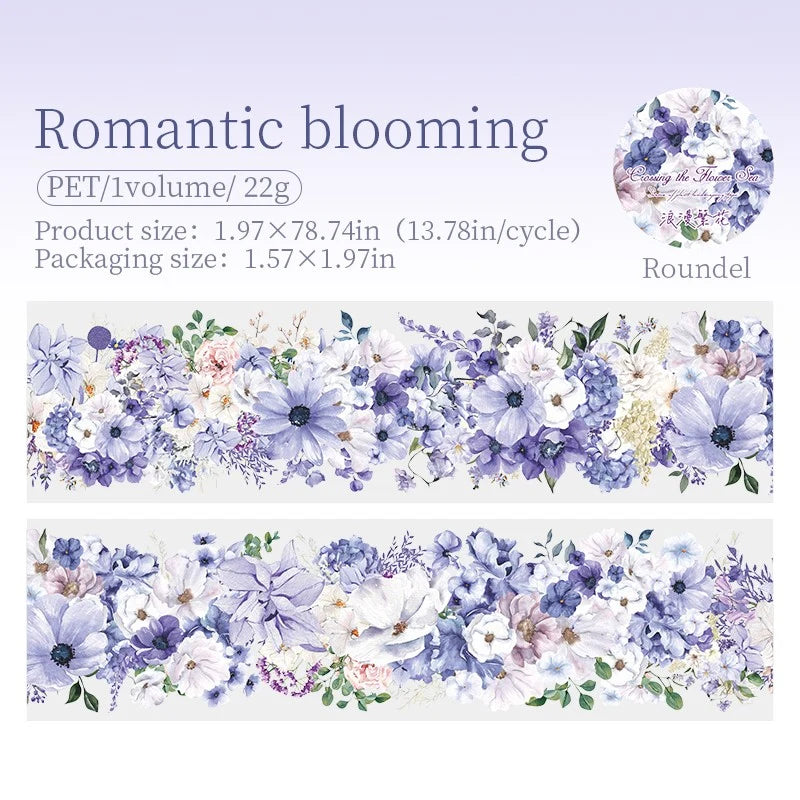 Crossing Flower Sea PET Tape