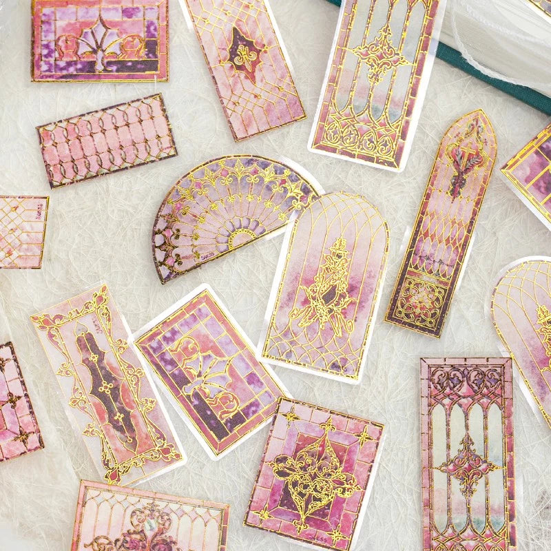 Vintage Floral Tile Sticker Pack