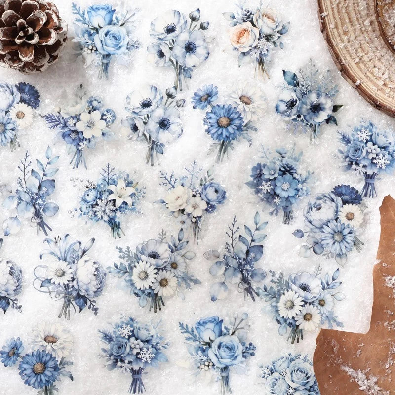 Winter Rose Flutter Sticker Pack