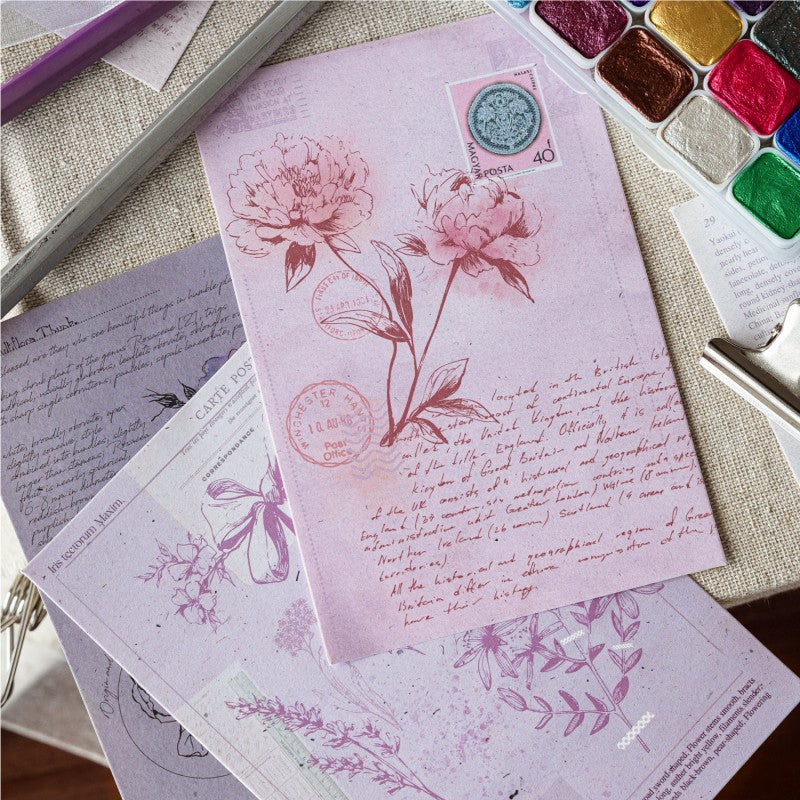 Old Color Catalog Material Paper