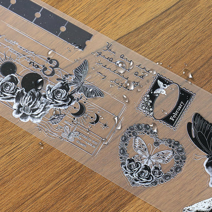 Patterned Vintage Tape Set featuring vintage designs for journaling, scrapbooking and collage
