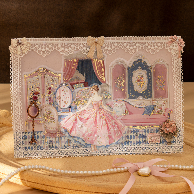 Rococo Tea Party Series Sticker featuring tea, and party designs for journaling, scrapbooking and collage