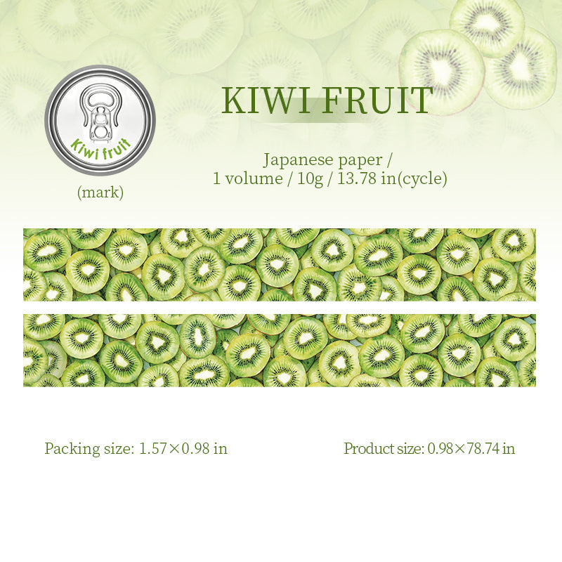 Fruit Canned Food Series Washi Tape