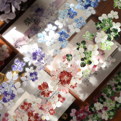 Starry Flower Sea Die-Cutting Washi Tape - Whole Roll 5cm×6m