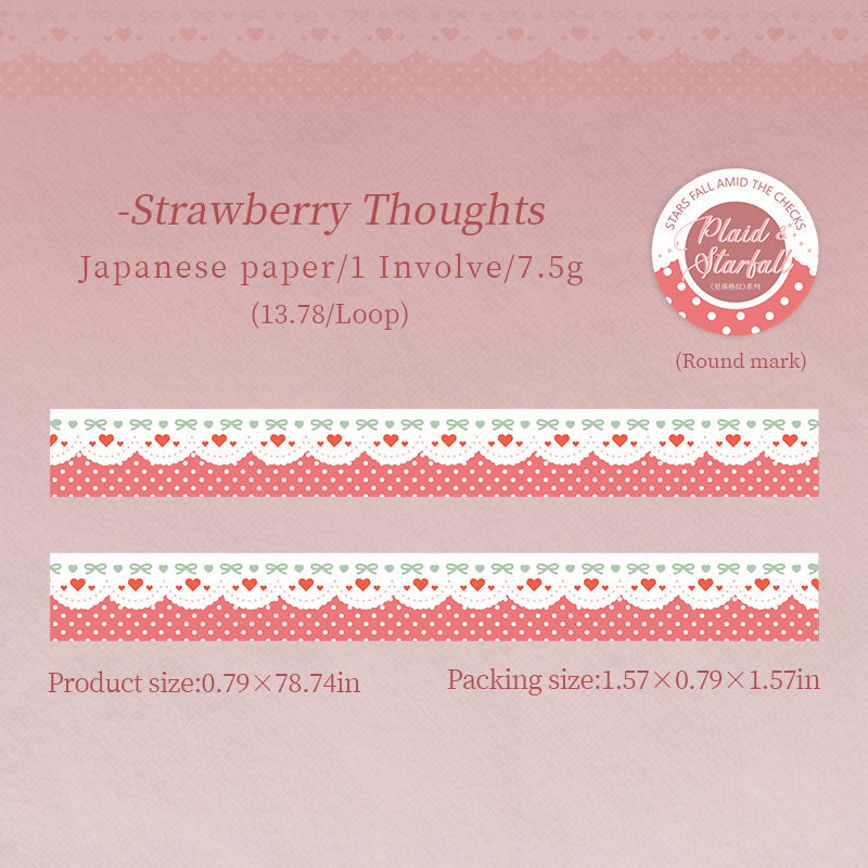 Star Grid Pattern Series Washi Tape
