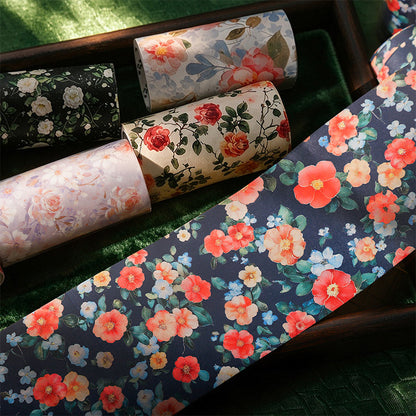 Blooming Camellia Flower Series Washi Tape