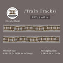 Railway travels series PET Tape