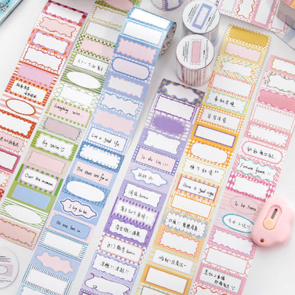 Notes from Salt Island Die Cutting Synthetic Paper Tape featuring island designs for journaling, scrapbooking and collage