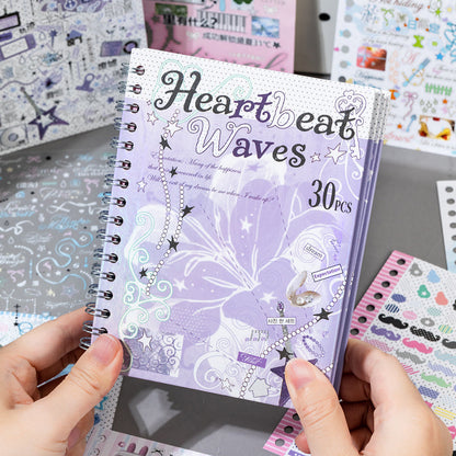 Dream Island Sequel Series Sticker Book featuring dream, book, and island designs for journaling, scrapbooking and collage