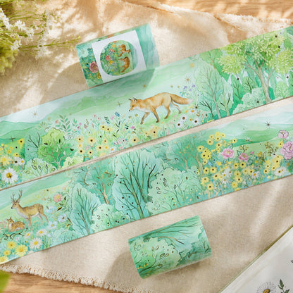 Countryside Spring Walk Gold Stamping Washi Tape