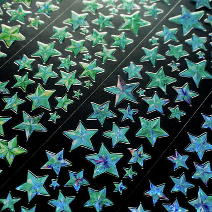 Whole Roll 6cm*5m Star Dust Wandering Die Cutting Shell Light PET Tape