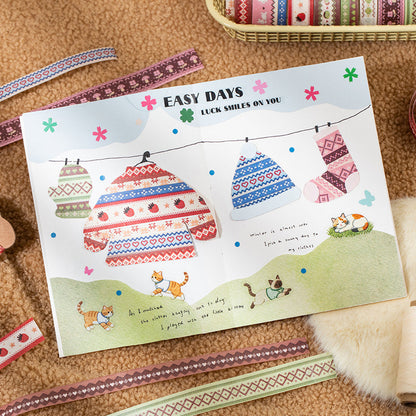 Fair Island Story Series Washi Tape Set featuring island designs for journaling, scrapbooking and collage