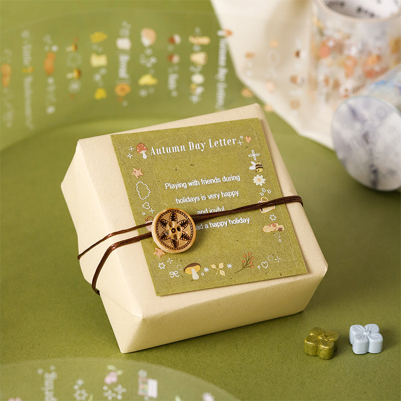 Four Seasons Whisper Series Die Cutting PET Tape featuring sea designs for journaling, scrapbooking and collage