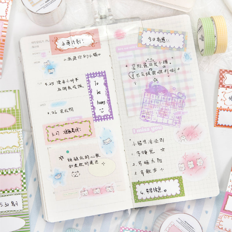 Notes from Salt Island Die Cutting Synthetic Paper Tape featuring island designs for journaling, scrapbooking and collage