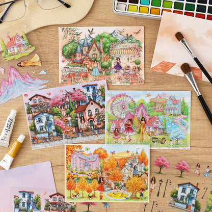 Flower Garden Tour Sticker Book