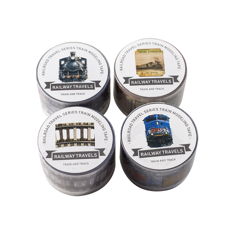 Railway travels series PET Tape for journaling, scrapbooking and collage
