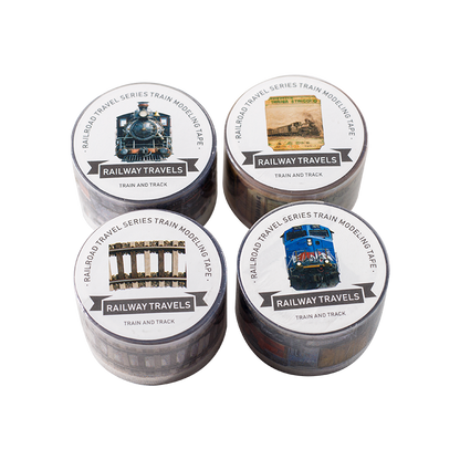 Railway travels series PET Tape for journaling, scrapbooking and collage