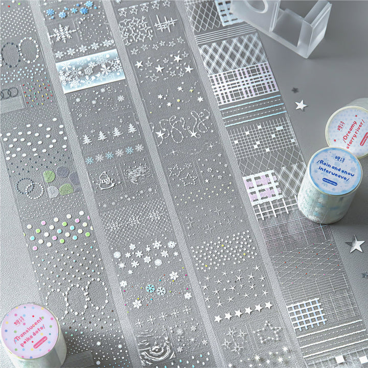 Translucent World Series Die Cutting PET Tape for journaling, scrapbooking and collage