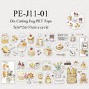 Four Seasons Day Series Die Cutting Fog PET Tape