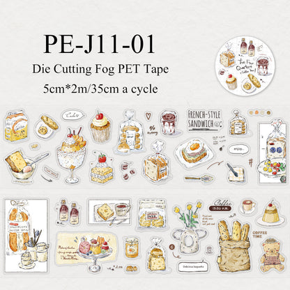 Four Seasons Day Series Die Cutting Fog PET Tape