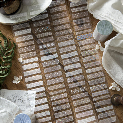 Hand Tear Catalog Series Die Cutting Fog PET Tape