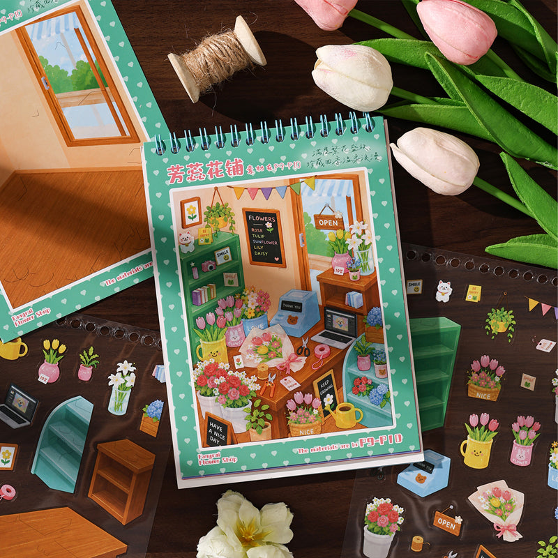Wondrous Structures Series 3D Sticker Book featuring book designs for journaling, scrapbooking and collage