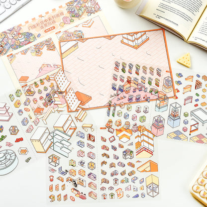 Store Replenishment Series 3D Sticker for journaling, scrapbooking and collage