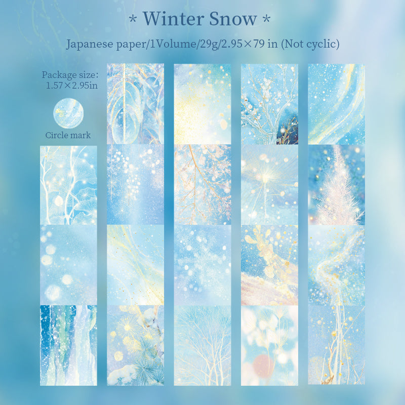 Seasonal Cloud Glow Series Washi Tape