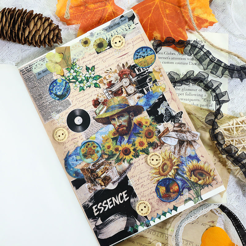 Memory scissors Die Cutting Washi/PET/Fog PET Tape for journaling, scrapbooking and collage
